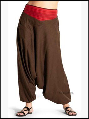 Comfy Women's Yoga Harem Pants Wide Leg Boho Jogger Pants with Pockets